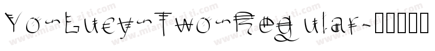Yo Lucy Two Regular字体转换